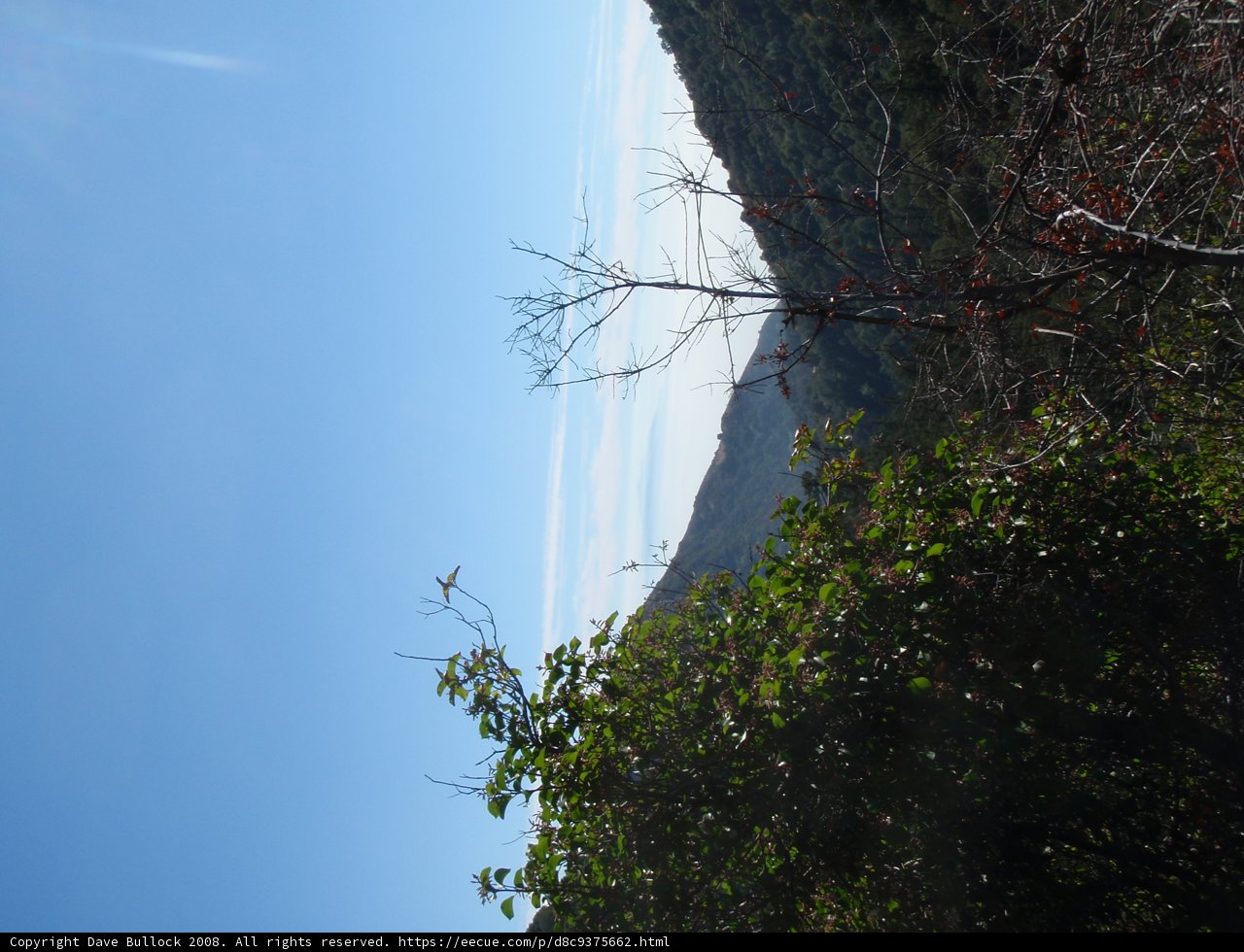 Flying Above the Mountain