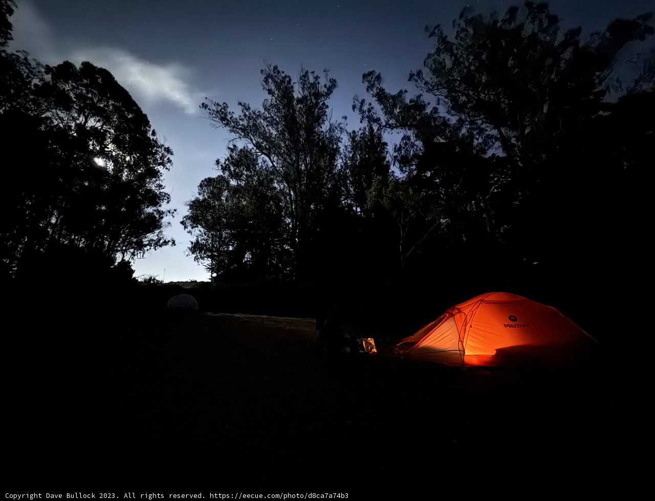 Urban Camping under Starlit Skies