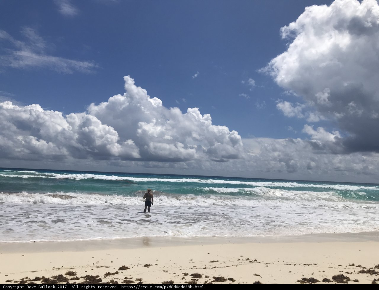 Surfing in Cancún