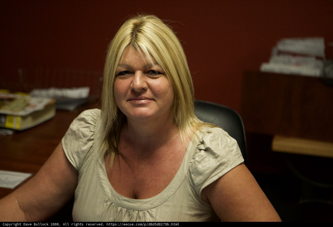 A Hardworking Blonde Lady