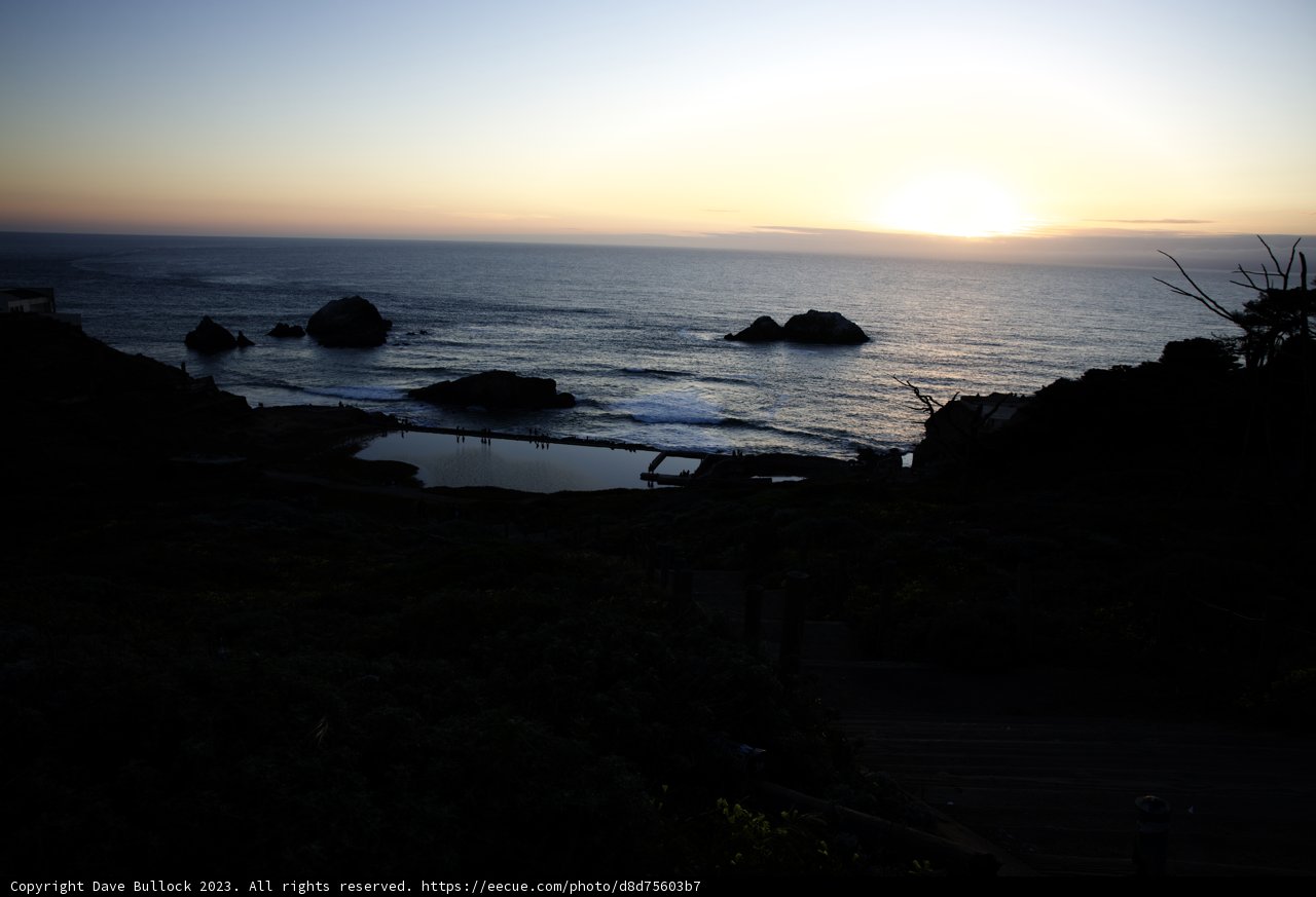 Enchanting Sunset at Sutro Baths