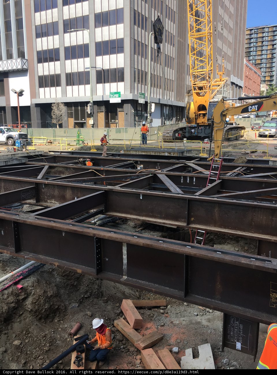 Working on the Steel Beam