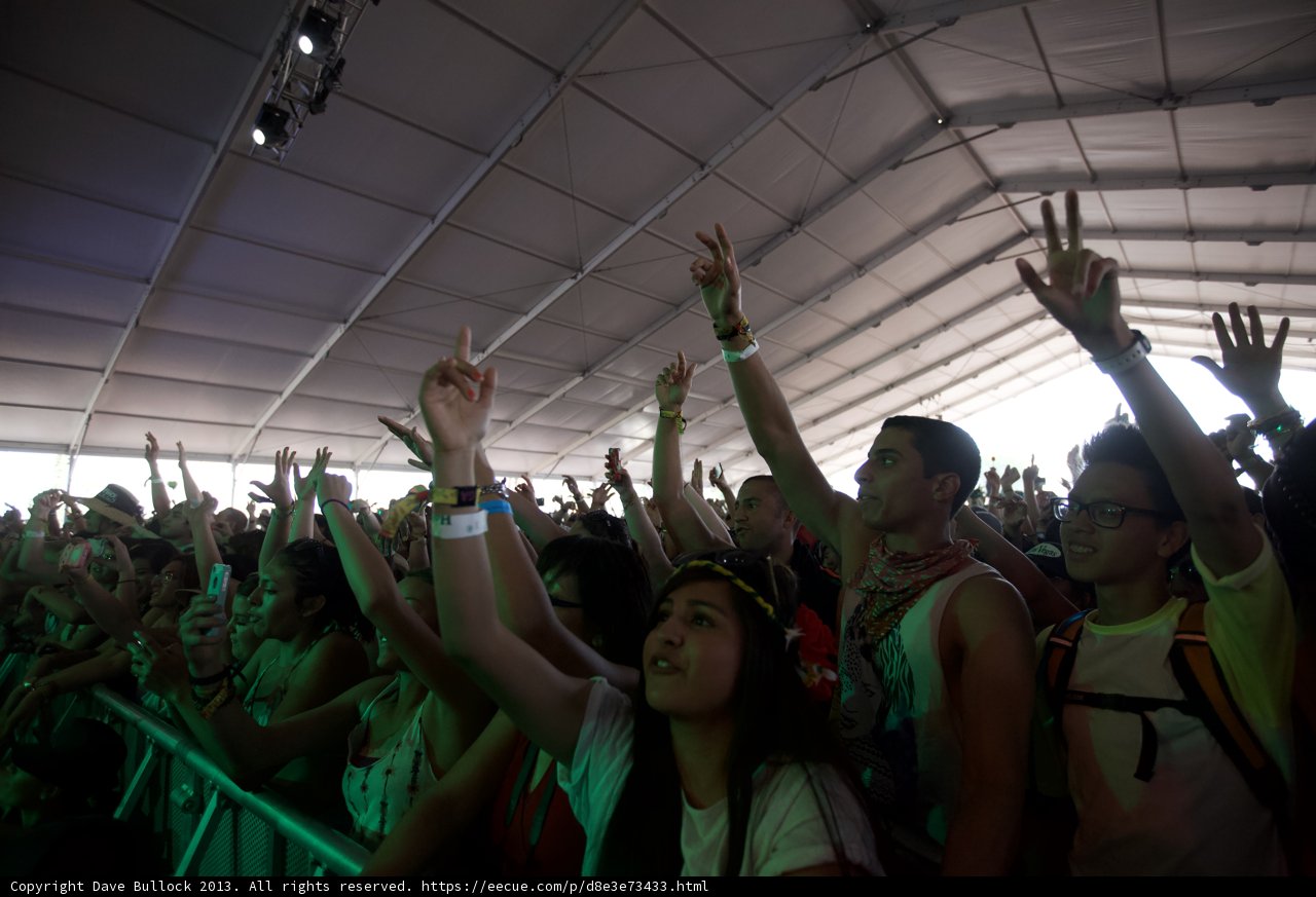 Crowd Goes Wild in the Tent