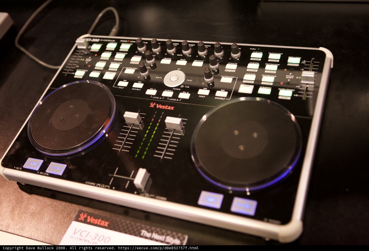 DJ Set-up at 2008 NAMM Convention