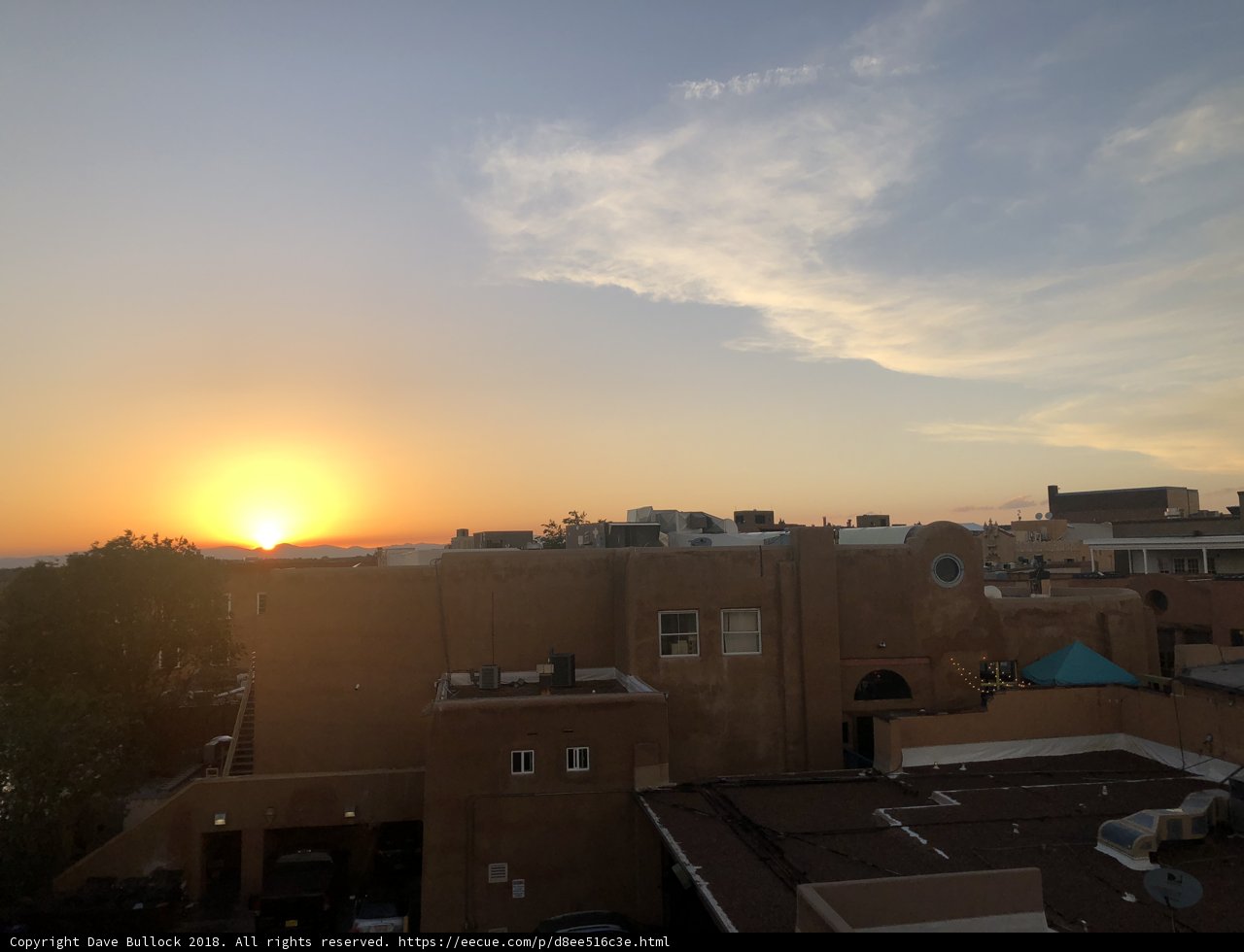 City Skyline Sunset