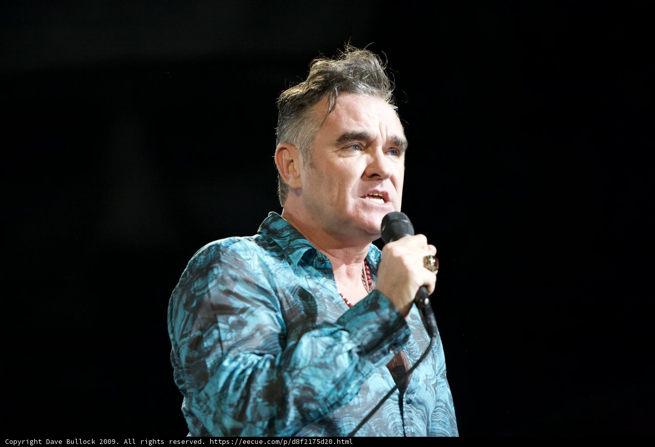 Morrissey with his Mic