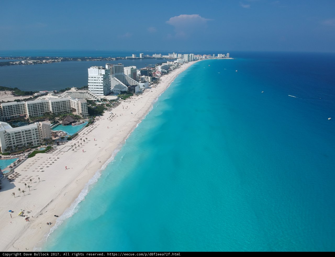 Aerial View of Cancun's Stunning Coastline