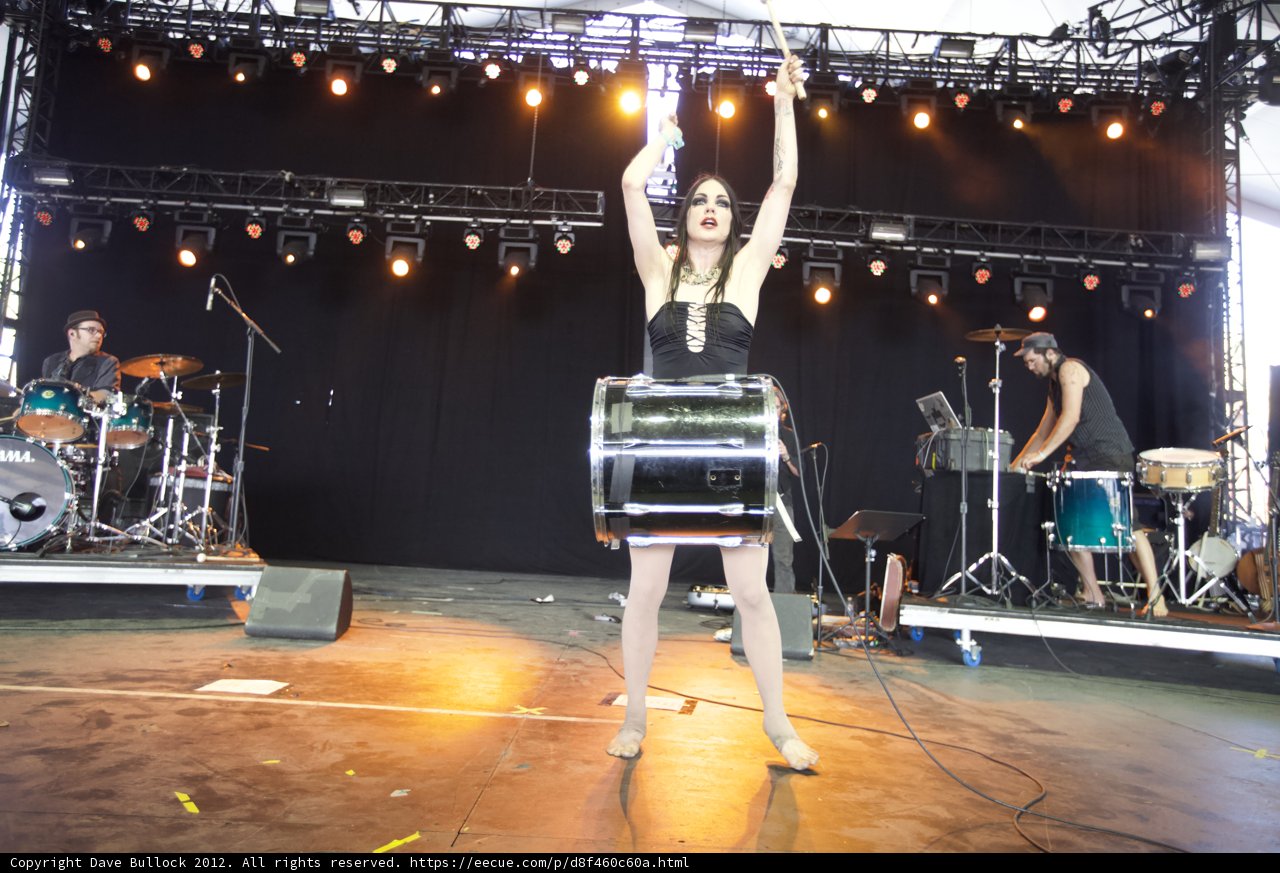 The Drummer on Stage