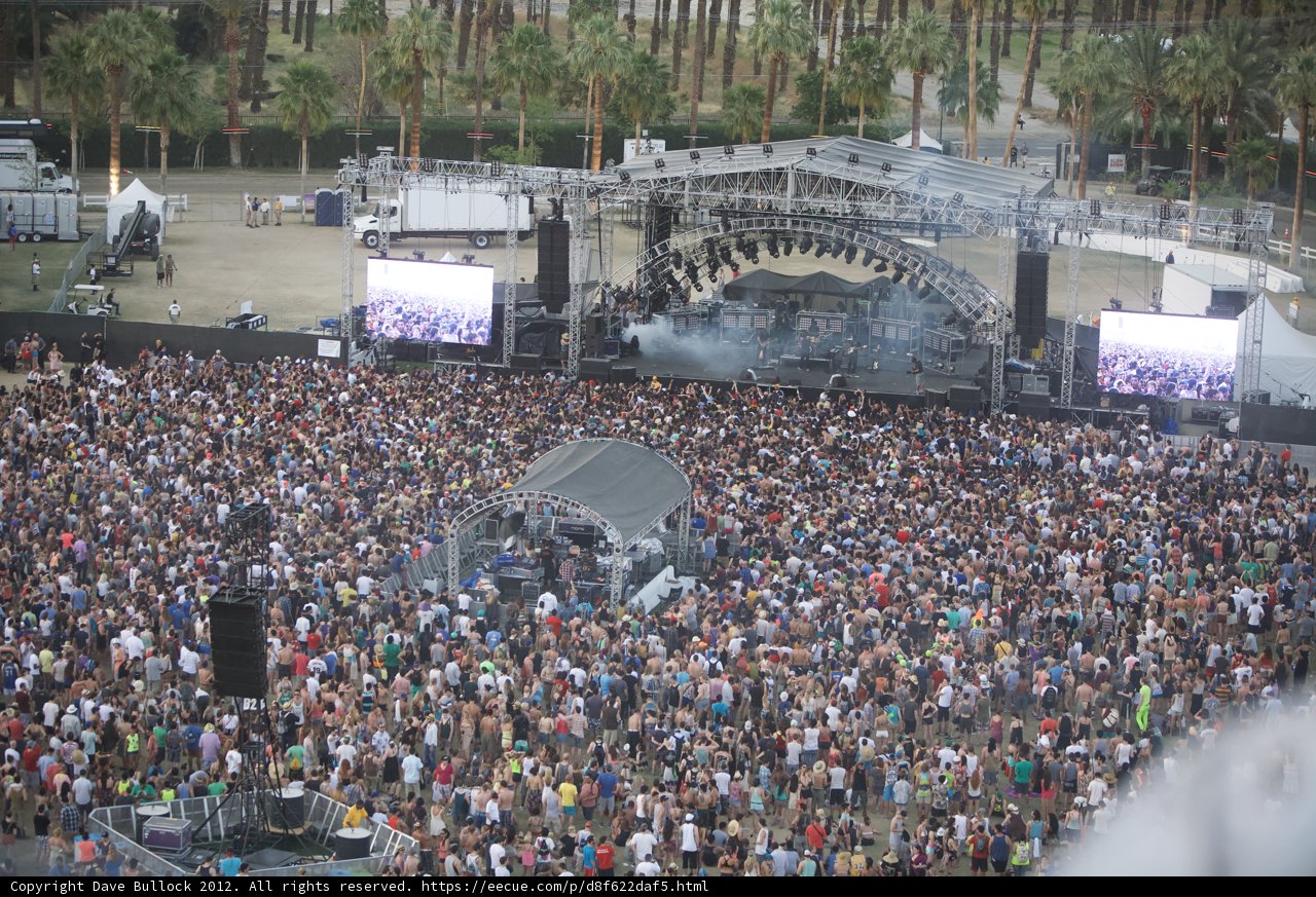 Coachella Concert Crowd