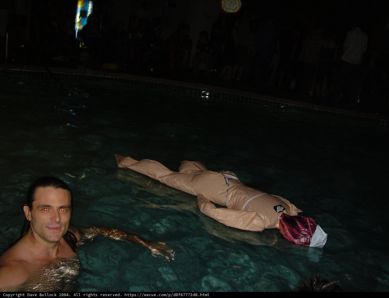 Relaxing in the Pool
