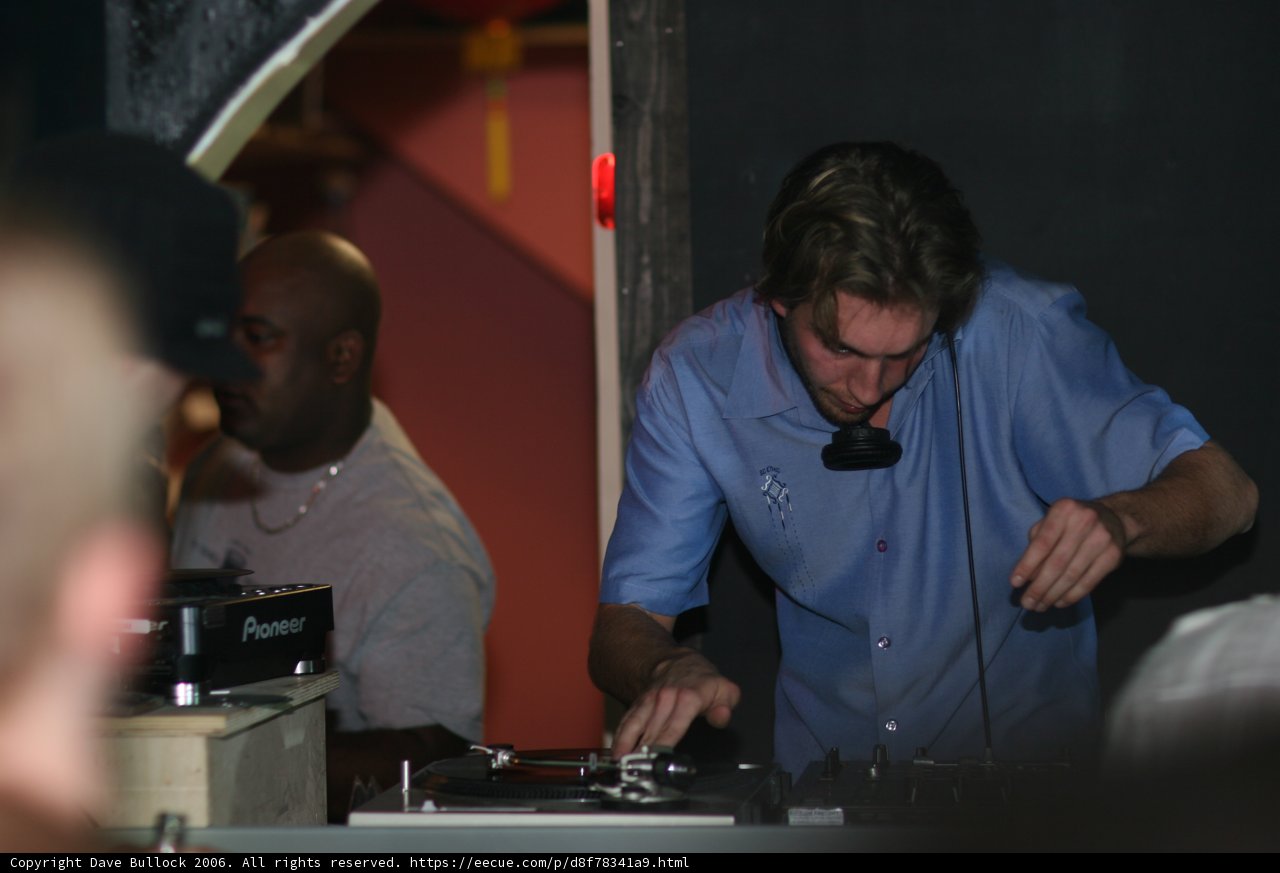 DJ in Blue