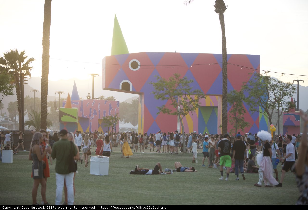 Colorful Building Draws a Crowd