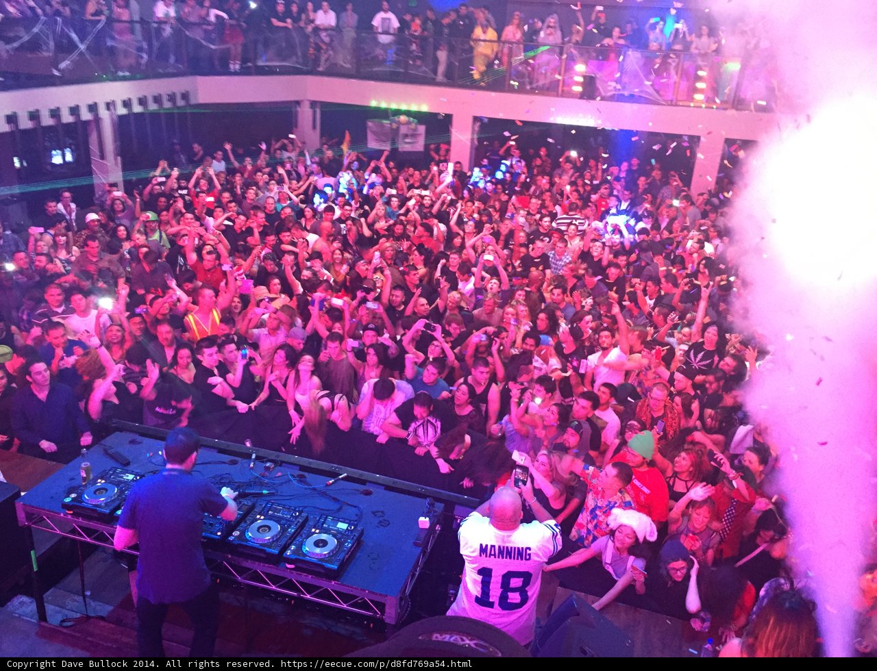 Urban Night Club Crowd