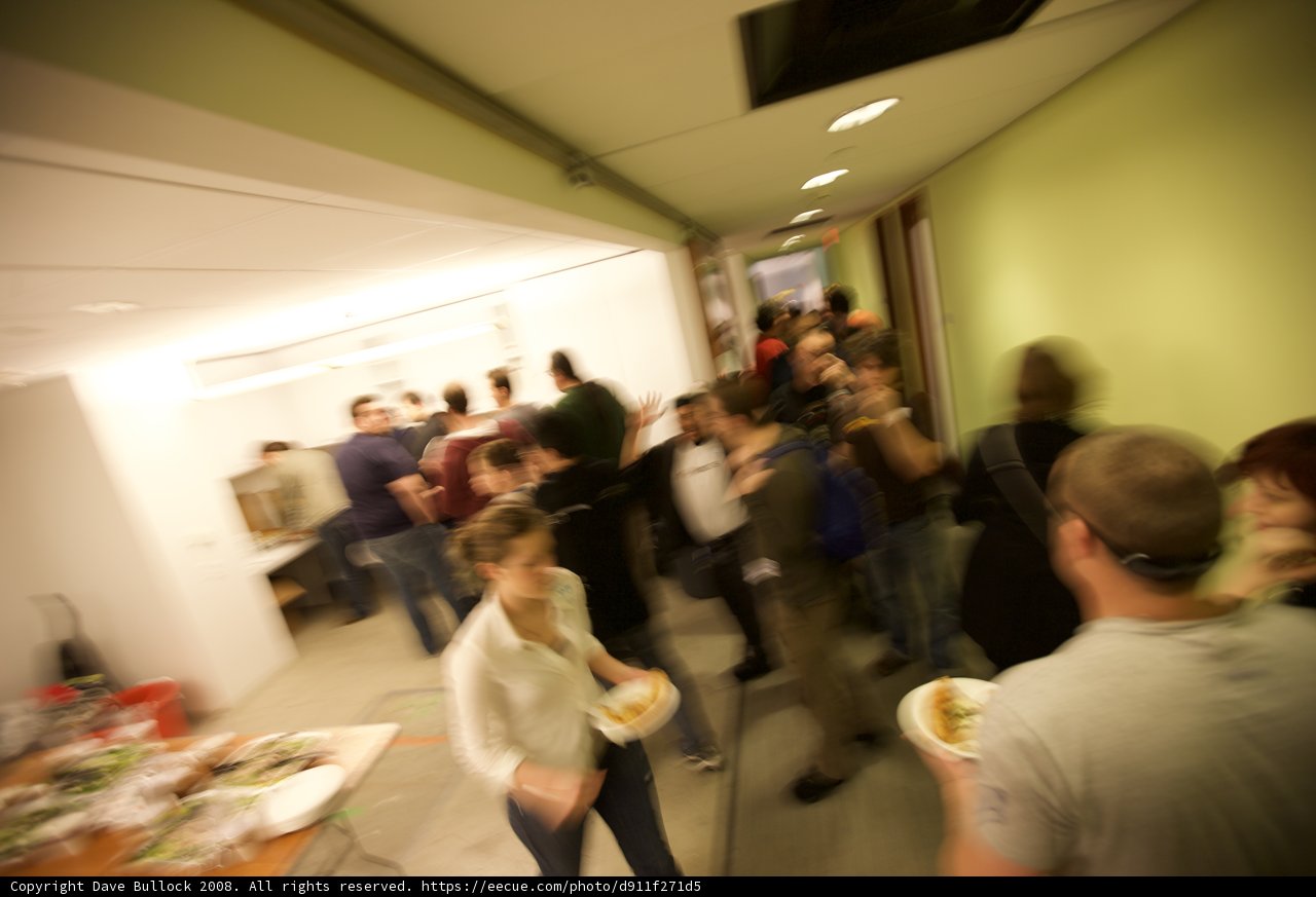 Blurry Lunchtime Buffet at Barcamp LA 5