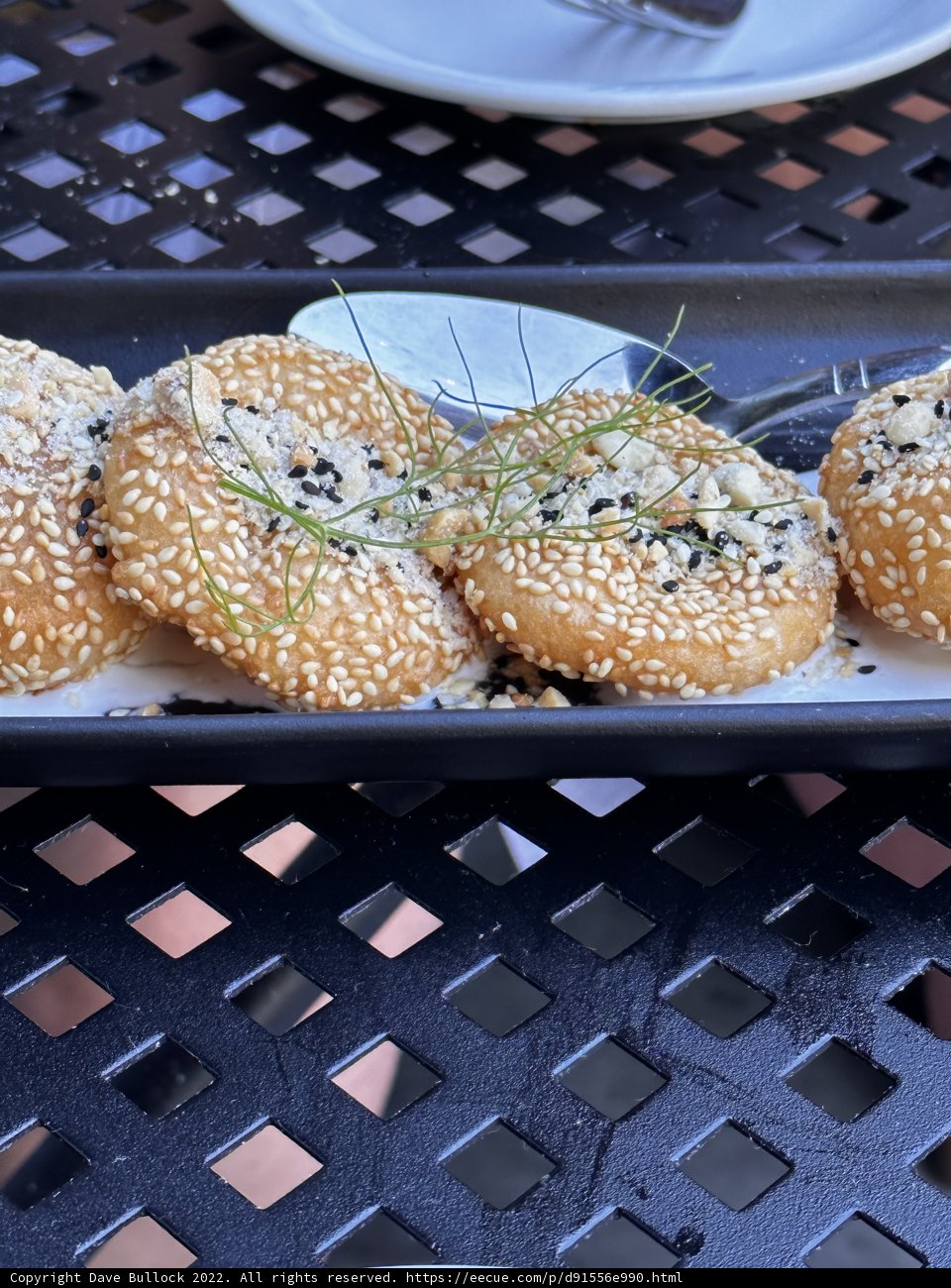 Sesame Seed Burger Plate