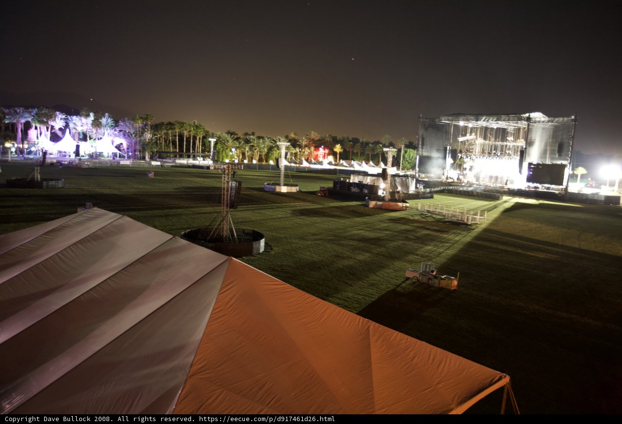 Night-time Concert under the Tent