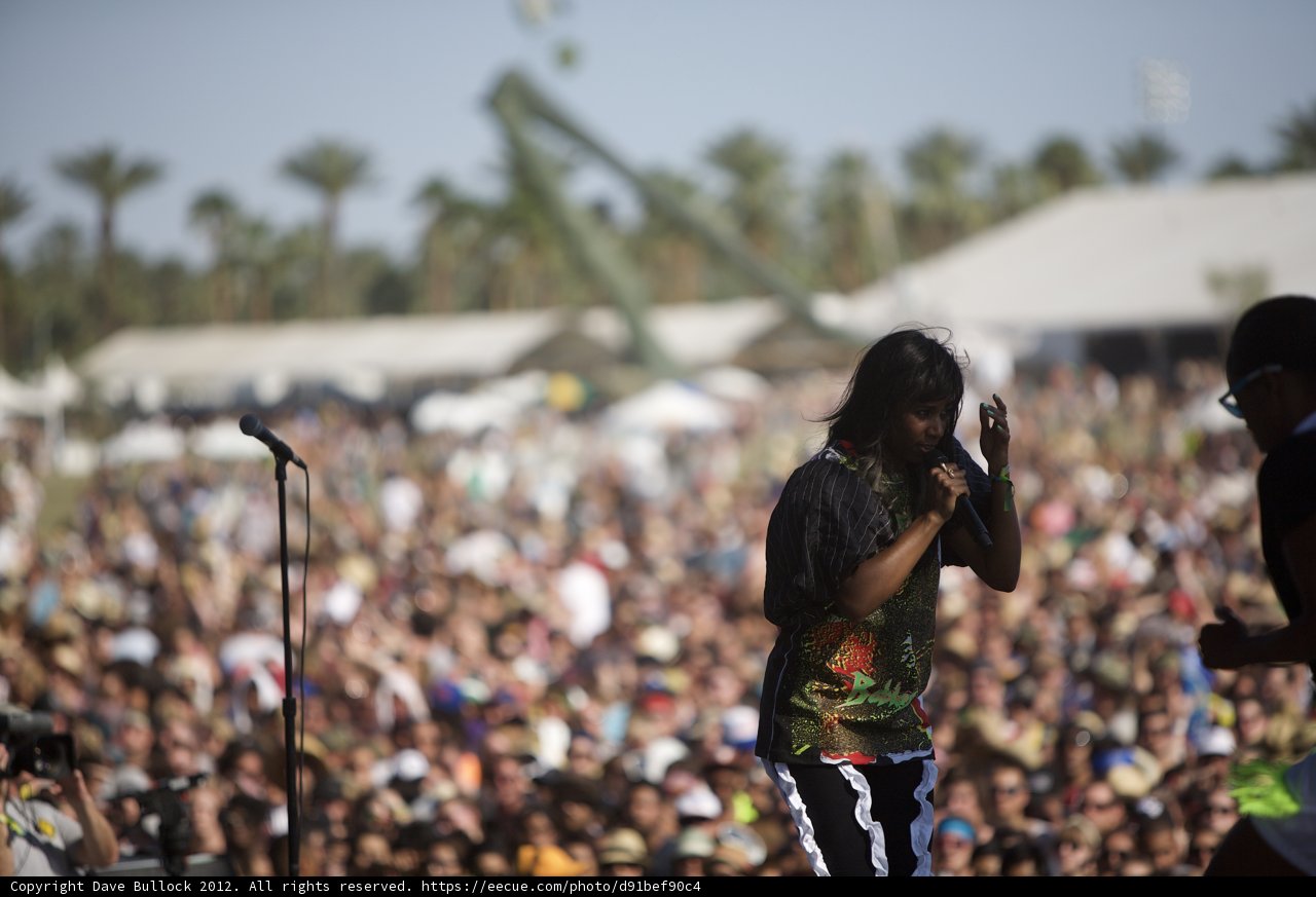 Santigold Rocks Coachella Stage