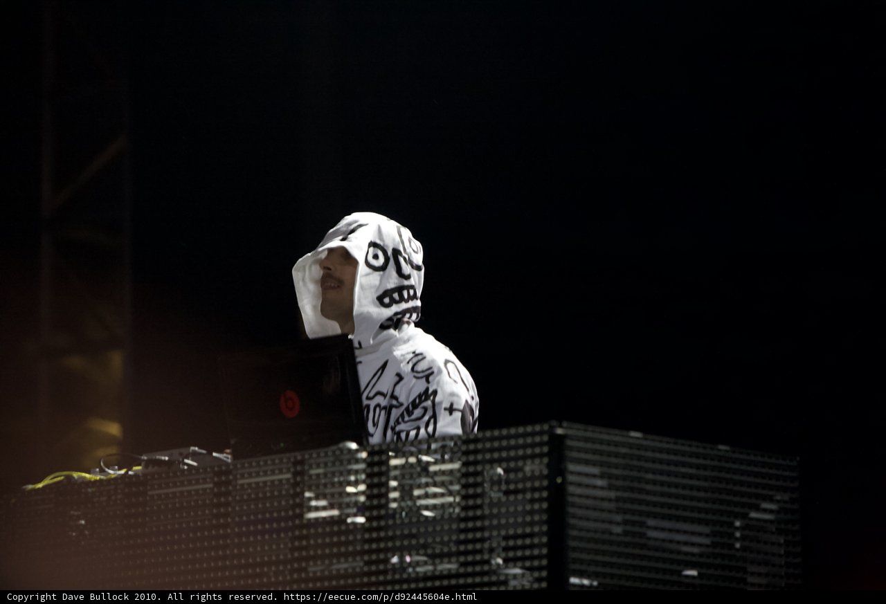 Hooded Figure Takes the Stage