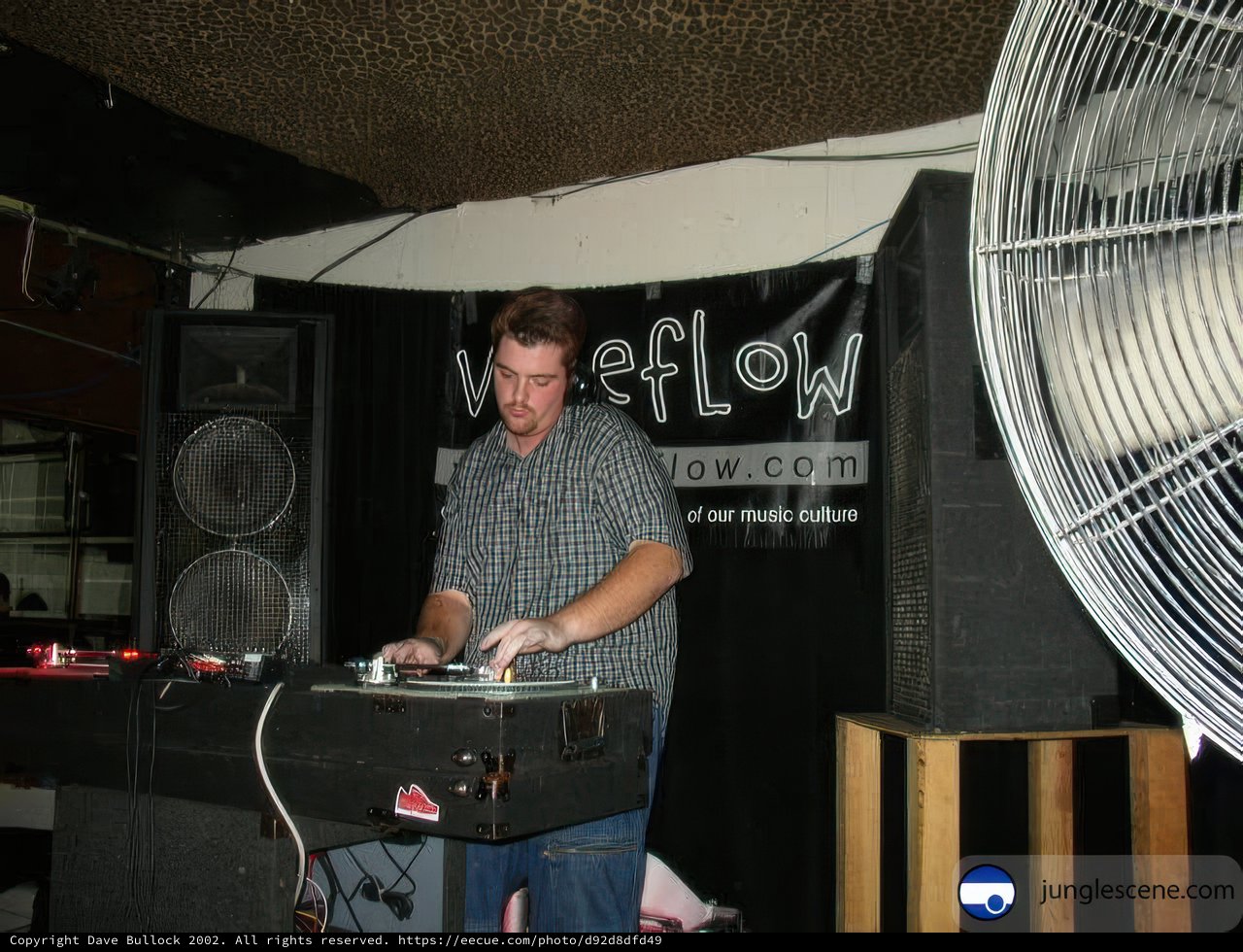 DJ Kingpin at Work