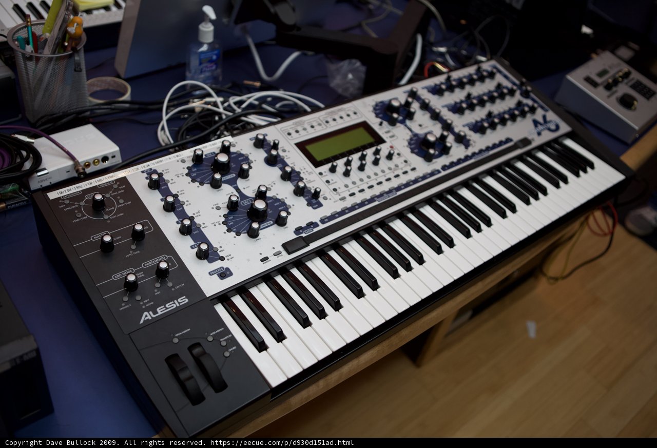 Crystal Method's Synth Setup