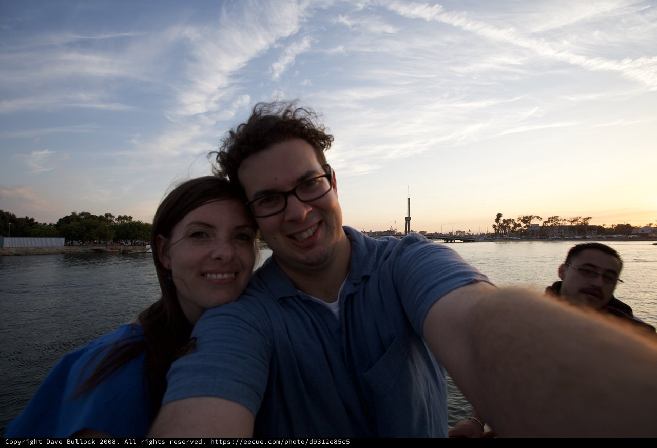 Sunset Selfie on the Water Fourth of July