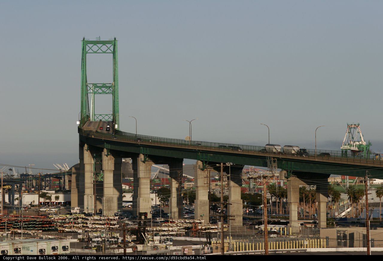City Commute Over Waterfront Bridge
