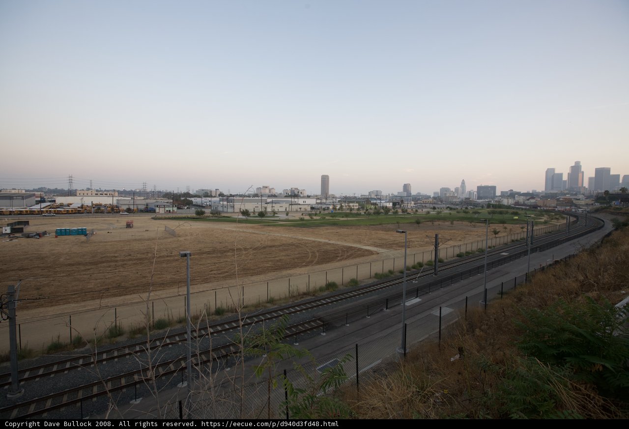 Urban Landscape from a Train Track