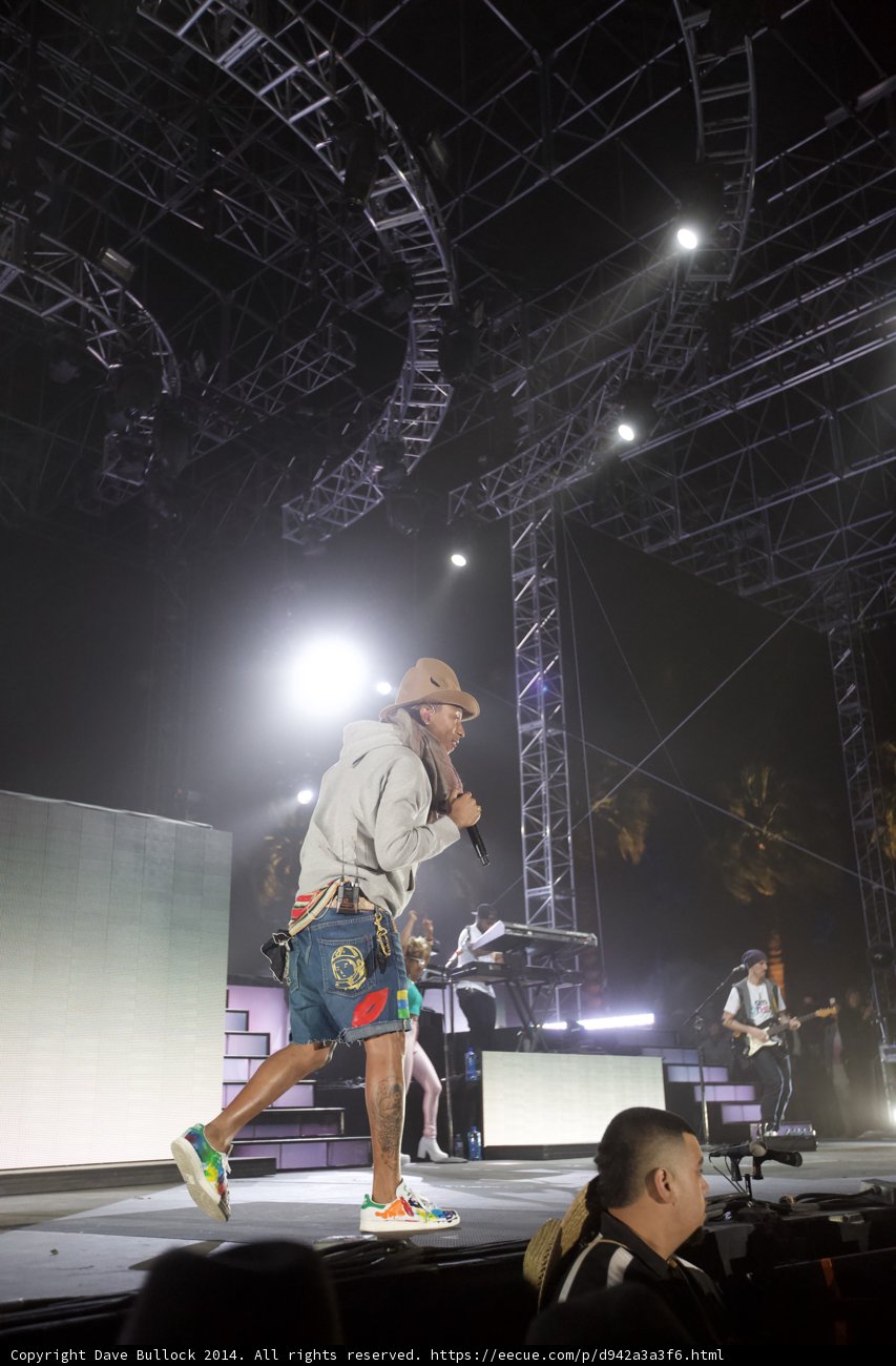 Pharrell Williams Rocks the EDC Festival in Indio