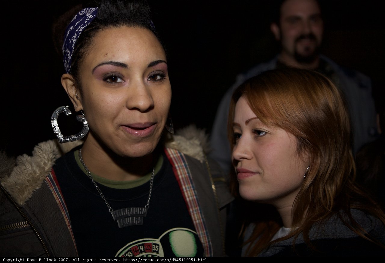 Fashionable duo at Total Science's Funktion show