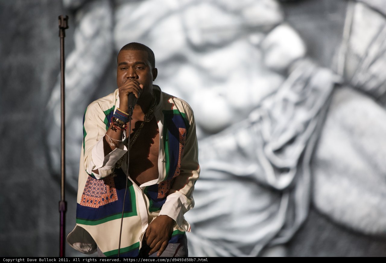 Kanye West Rocks the Stage at the Grammy Awards