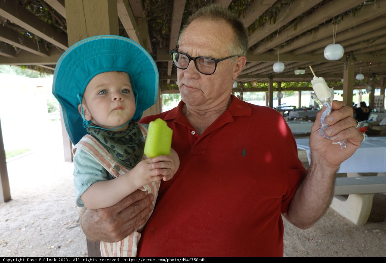 Cherished Moments: Father, Child and Sweet Treats