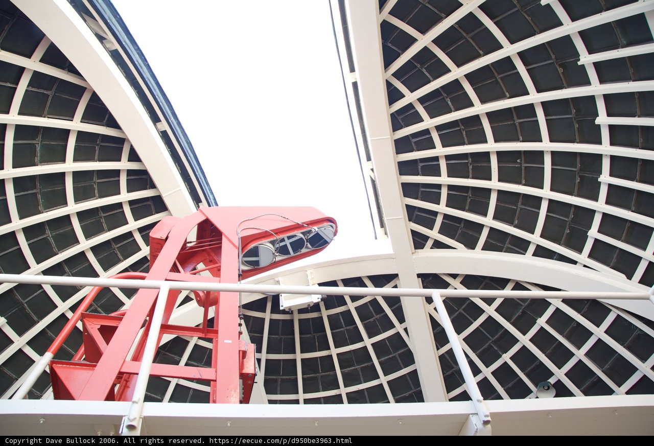 Red Ladder in Circular Office Building