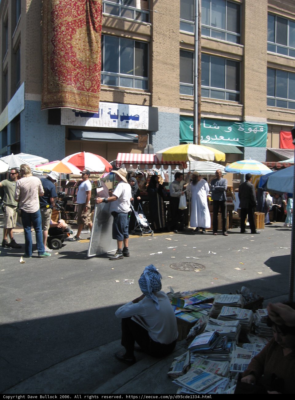 Sidewalk Seating in the City