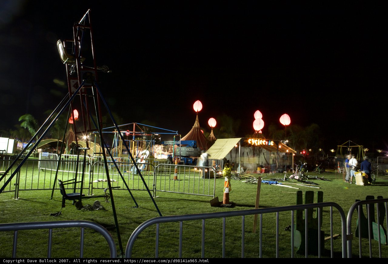 Nighttime Festivities Under the Big Top