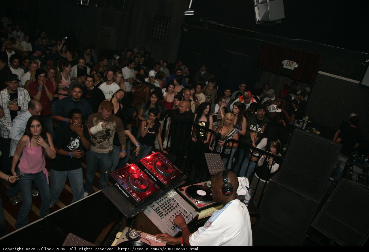 Urban DJ Bringing Down the Club