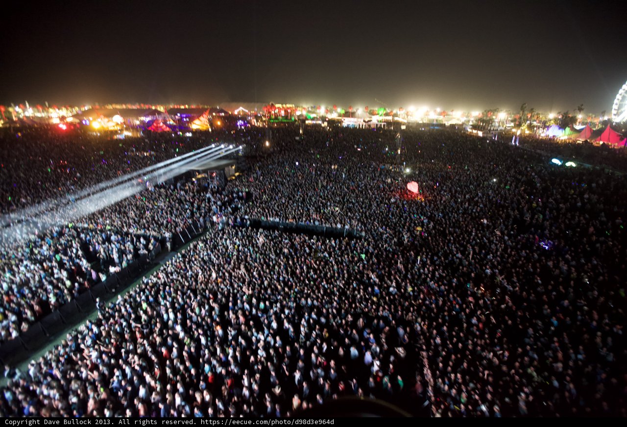 Coachella Concert Crowd