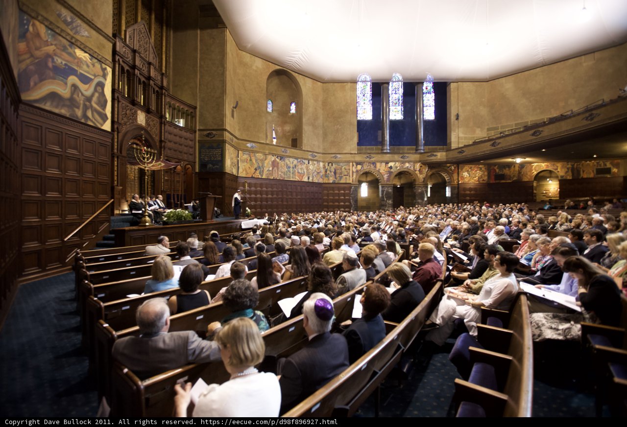 Packed Pews in a Place of Worship