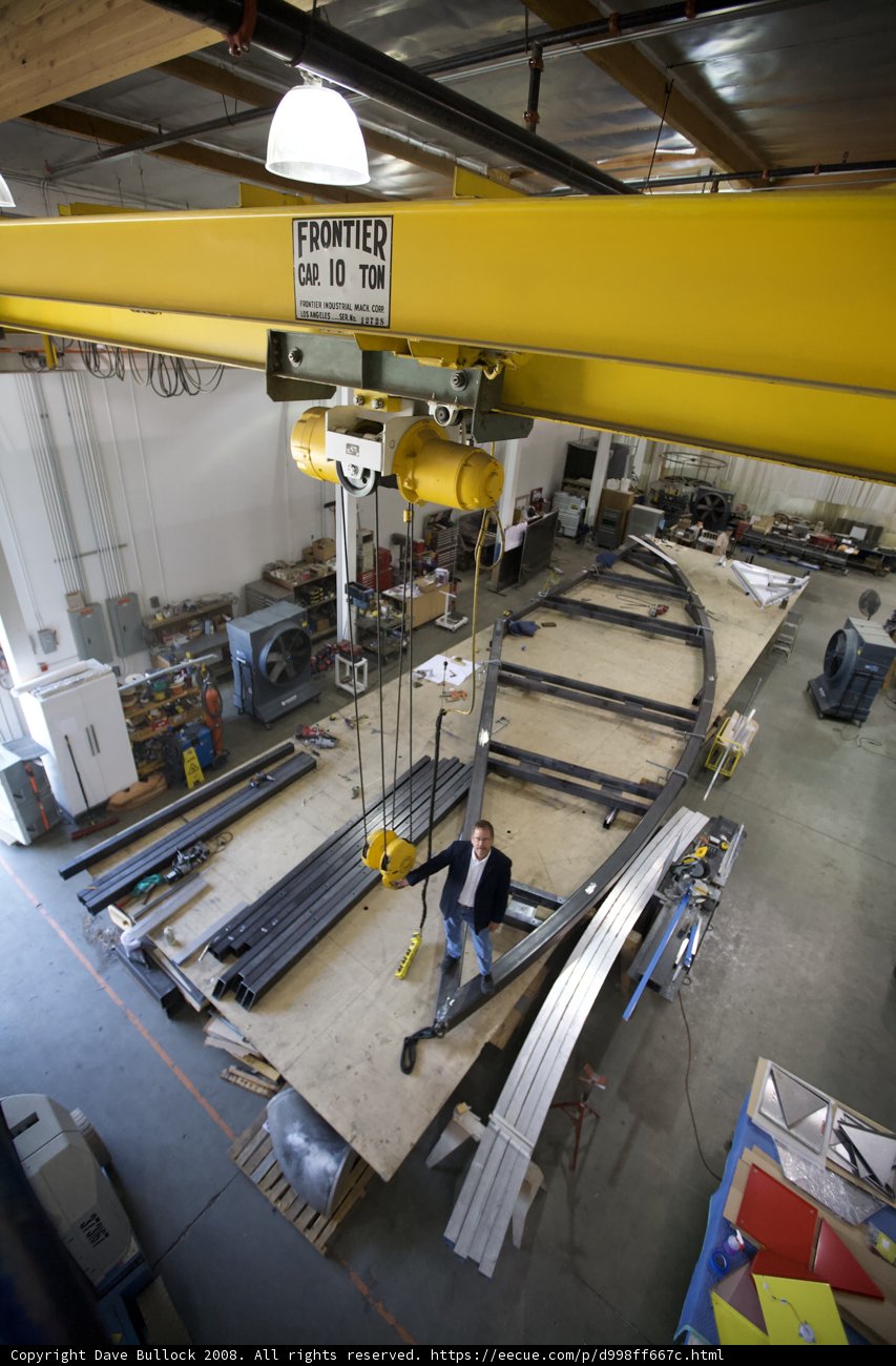 The Man and the Crane in the Factory