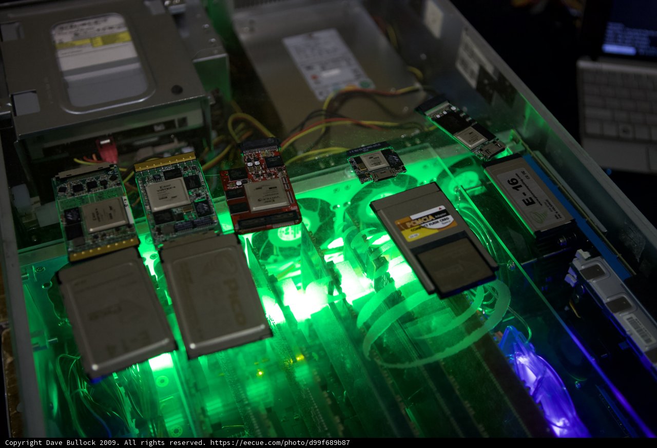 Glowing Machine: A Computer with Green Leds