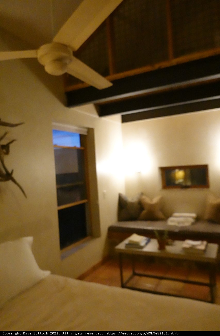 Serene Bedroom with Ceiling Fan