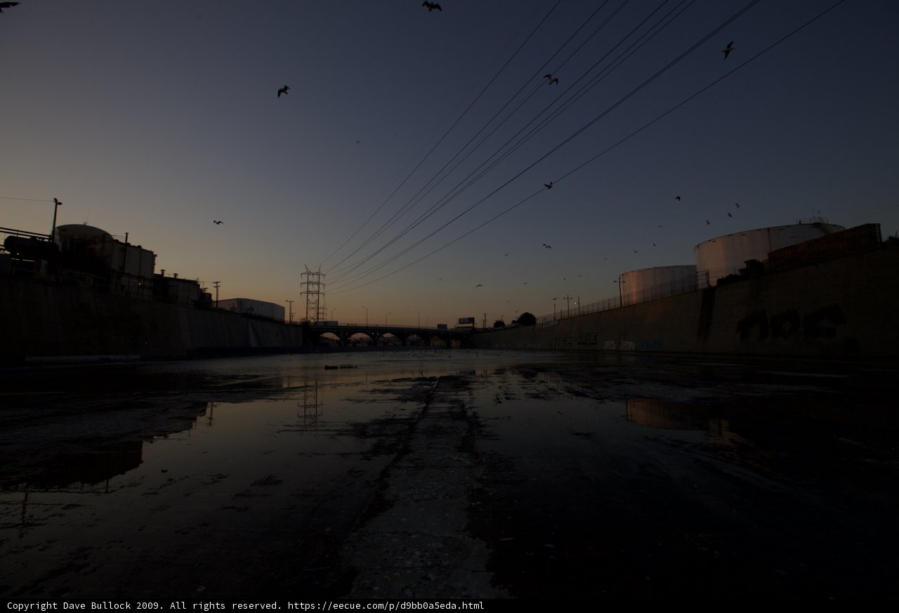 Sunset on the LA River
