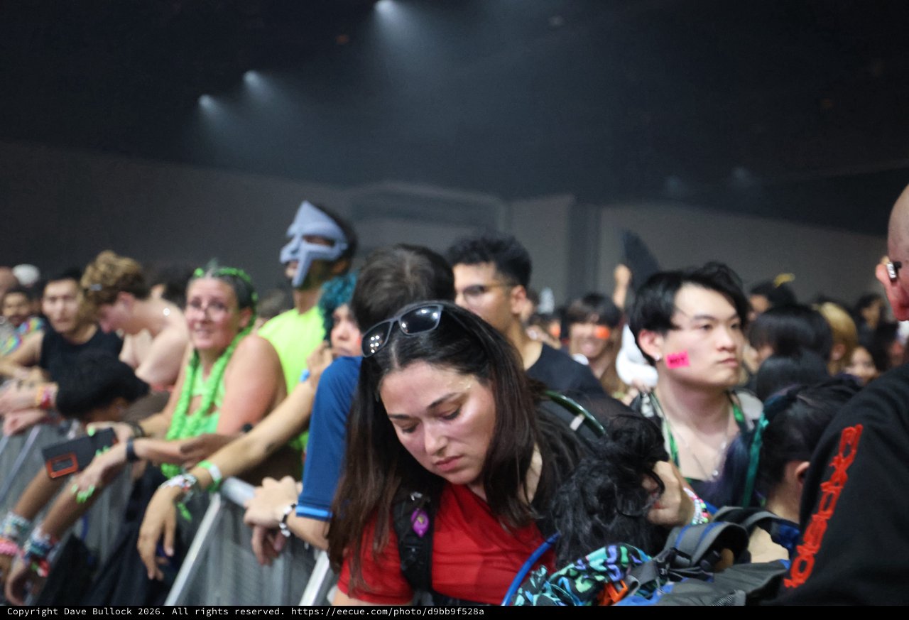 Exhausted Festival Goer at Wobbleland 2026 Rave