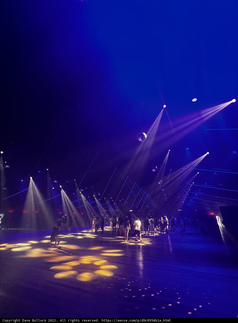 Spotlight on the Crowd: A Rock Concert in Indio