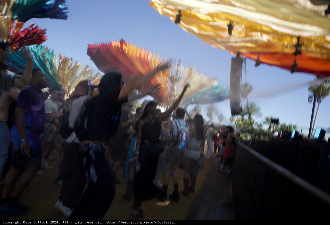 Vibrant Motion: Coachella 2024