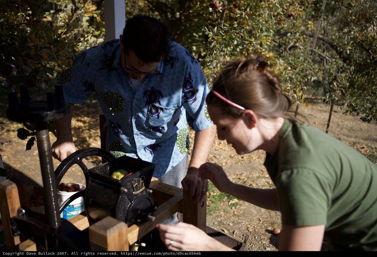 Autumn Apple Pressing at the Orchard Farm