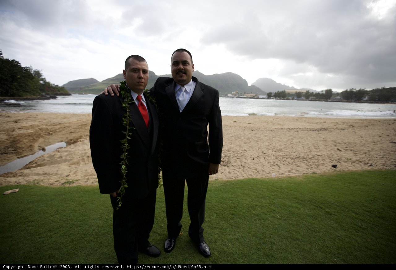 Formal Attire on the Beach