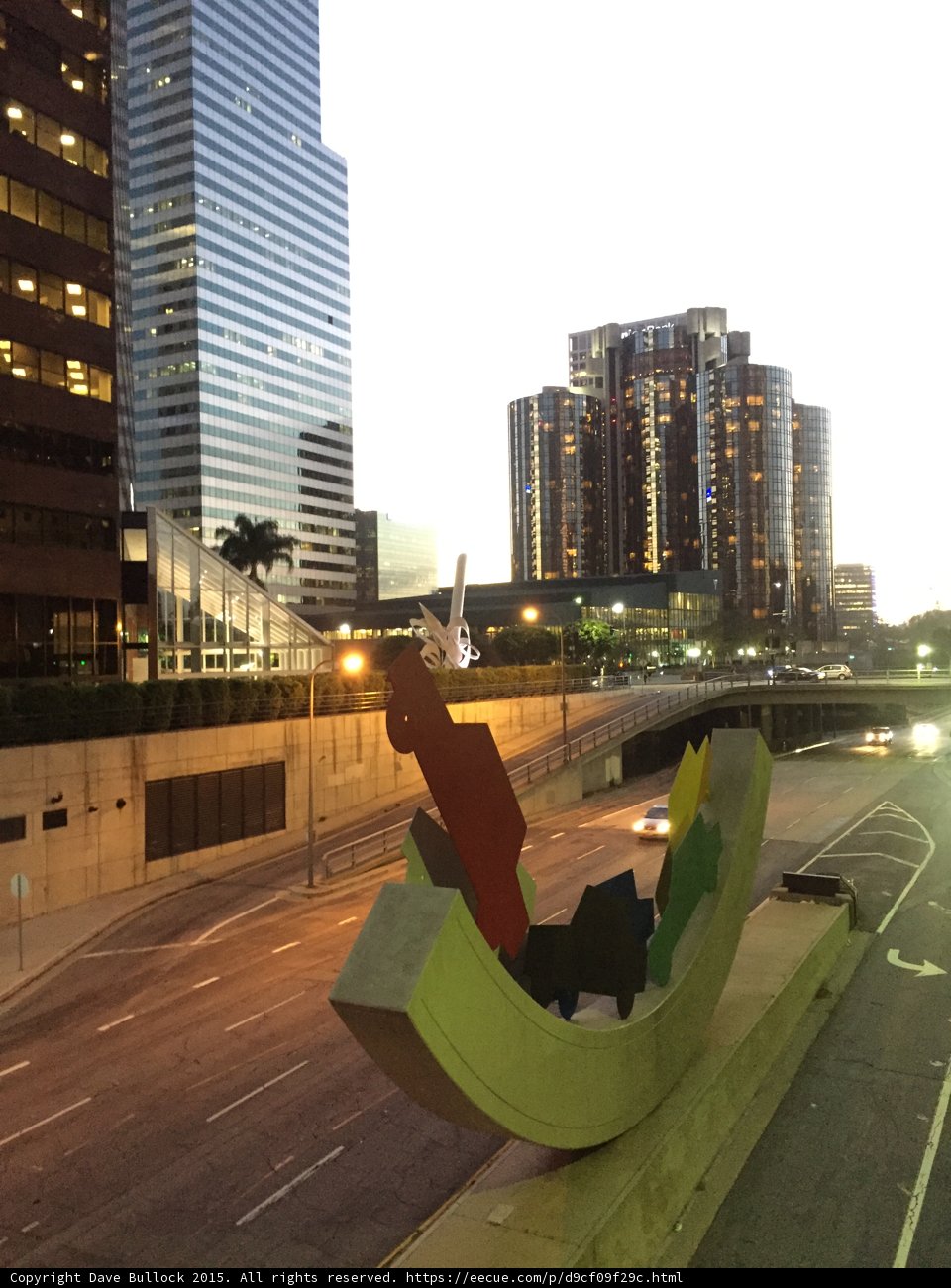 Knife Ship Sculpture DTLA