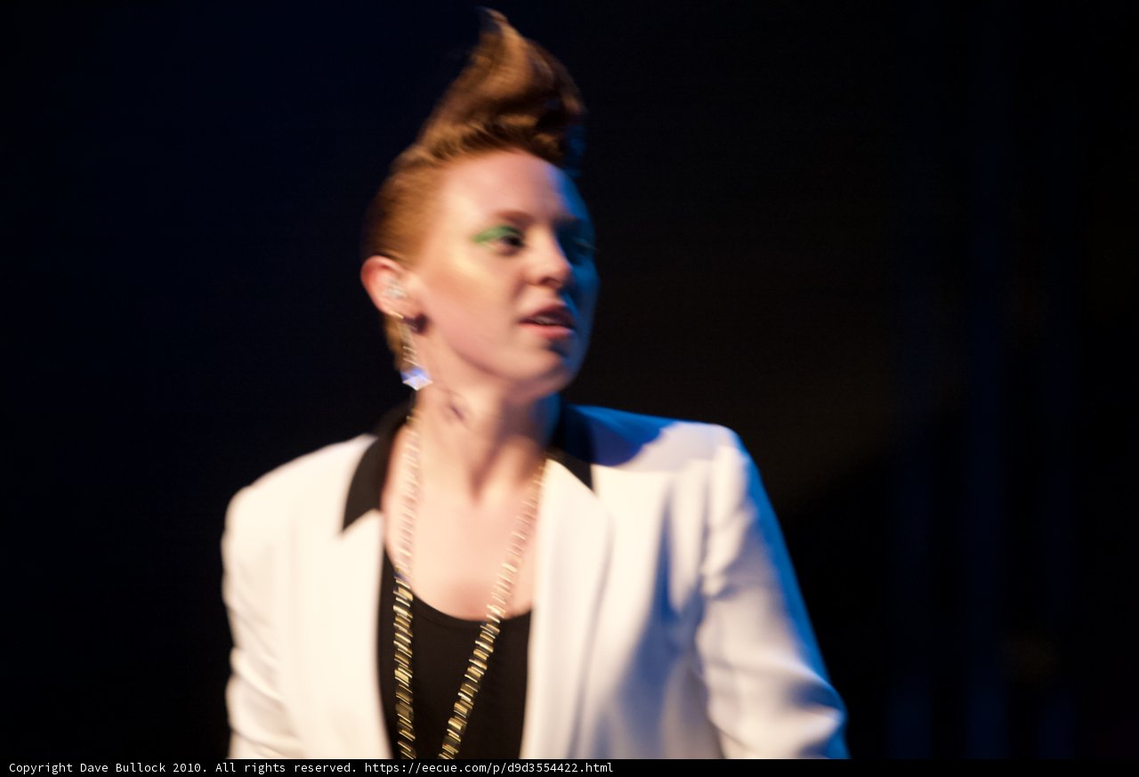 Mohawked Lady in White Blazer