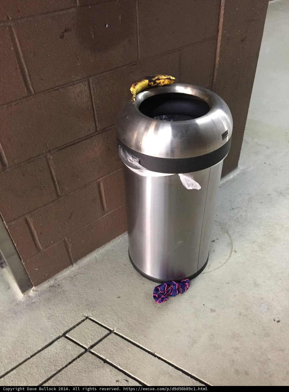 Recycle Bin with Lost Ball