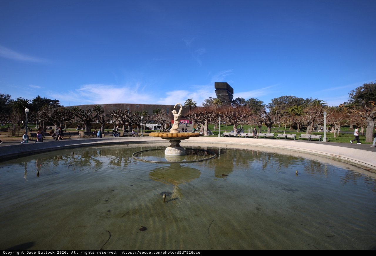 Fountain and Sculpture in Golden Gate Park
